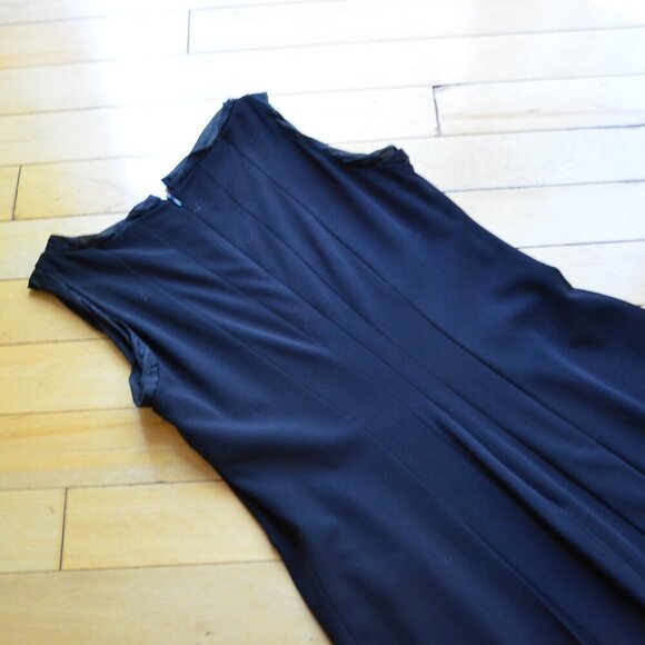 Piazza Sempione Black Wool Sleeveless Dress IT 42 - Picture 12 of 14